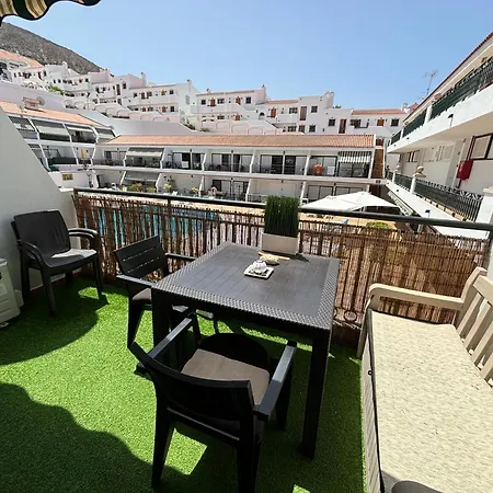 Heated Pool Cristianos Aircon Wifi Apartament