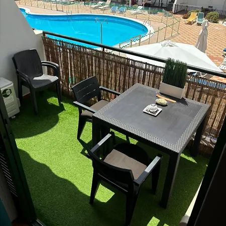 Heated Pool Cristianos Aircon Wifi Apartament